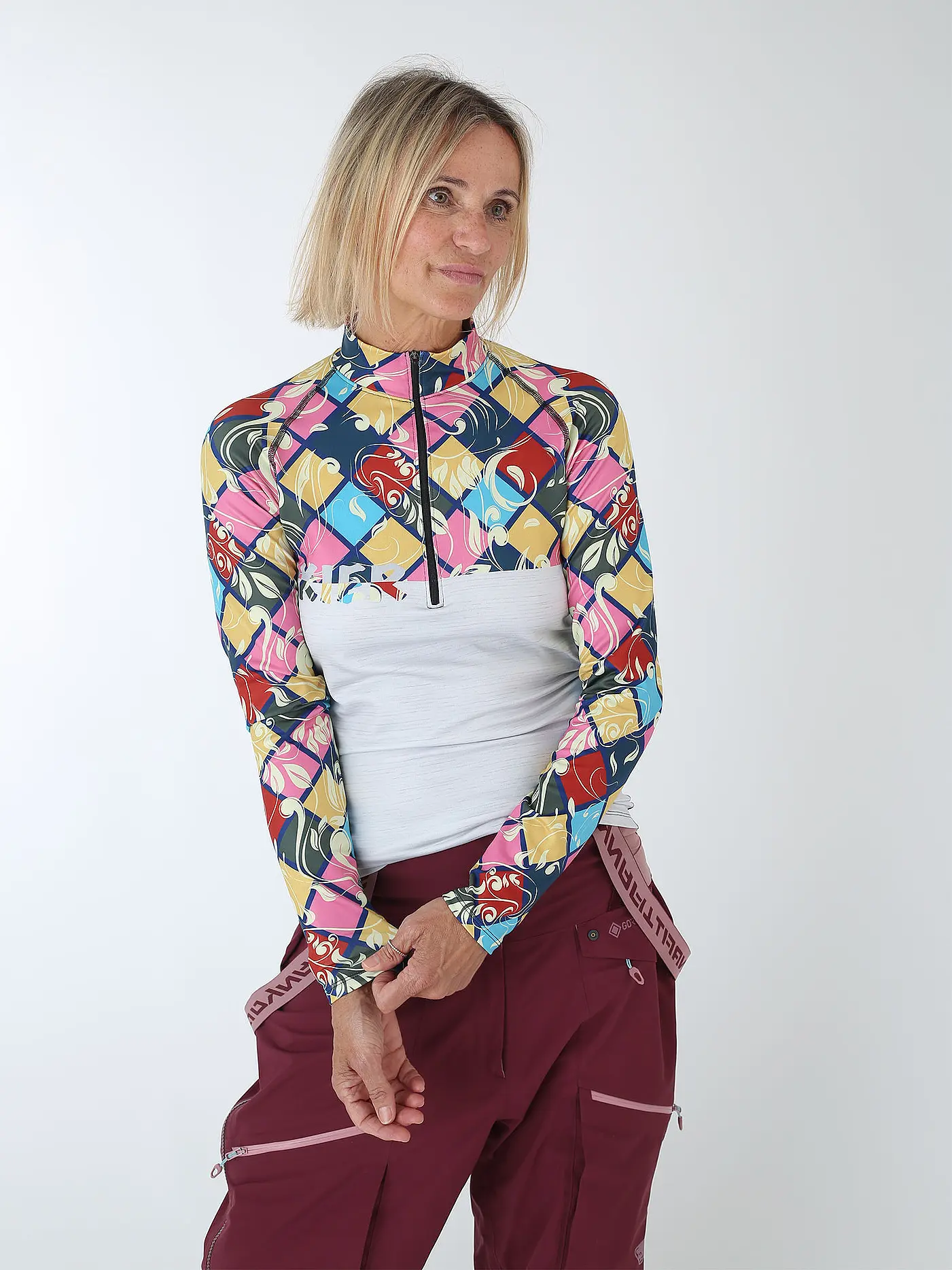 FREISEIN | Damen Unterzieh Zipshirt Ski Mounten | 